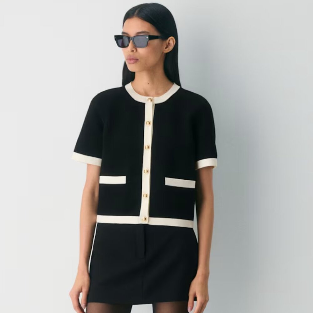 Aritzia Babaton Approach Shortsleeve Cardigan